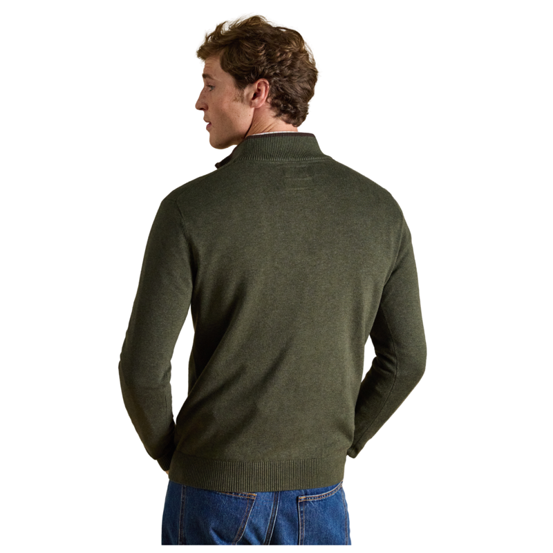 Joules Men's Hillside 1/4 Zip - Green-1