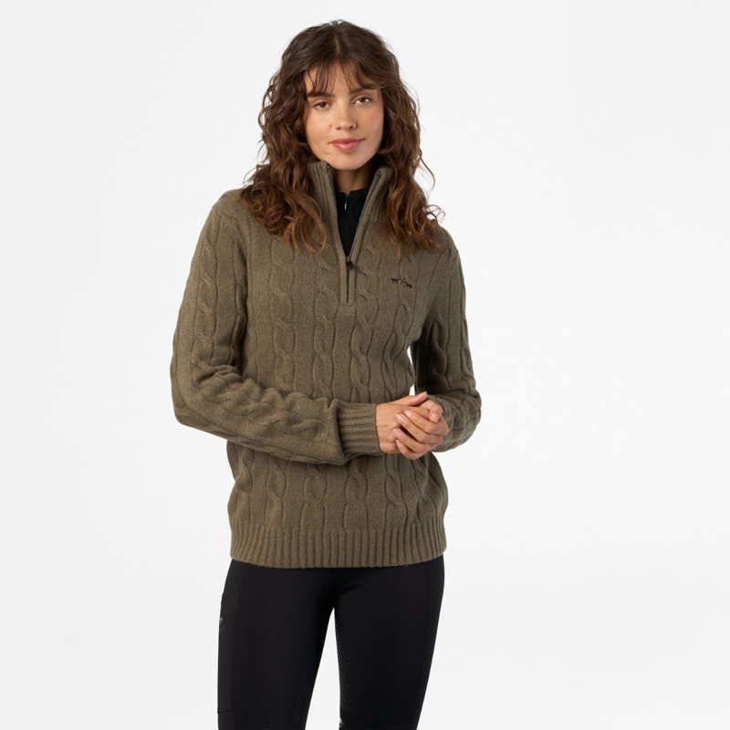 HV Polo Ladies Dunya Pullover - Forest Green-1