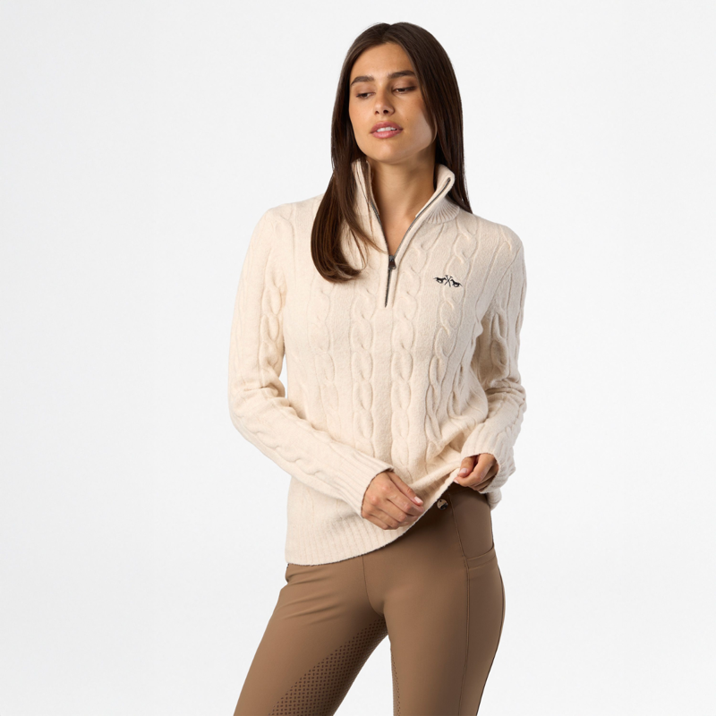 HV Polo Ladies Dunya Pullover - Natural-1