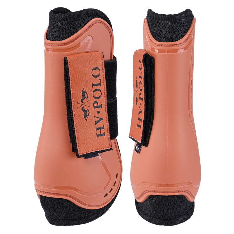 HV Polo Classic Tendon and Fetlock Boot Set - Pumpkin-1
