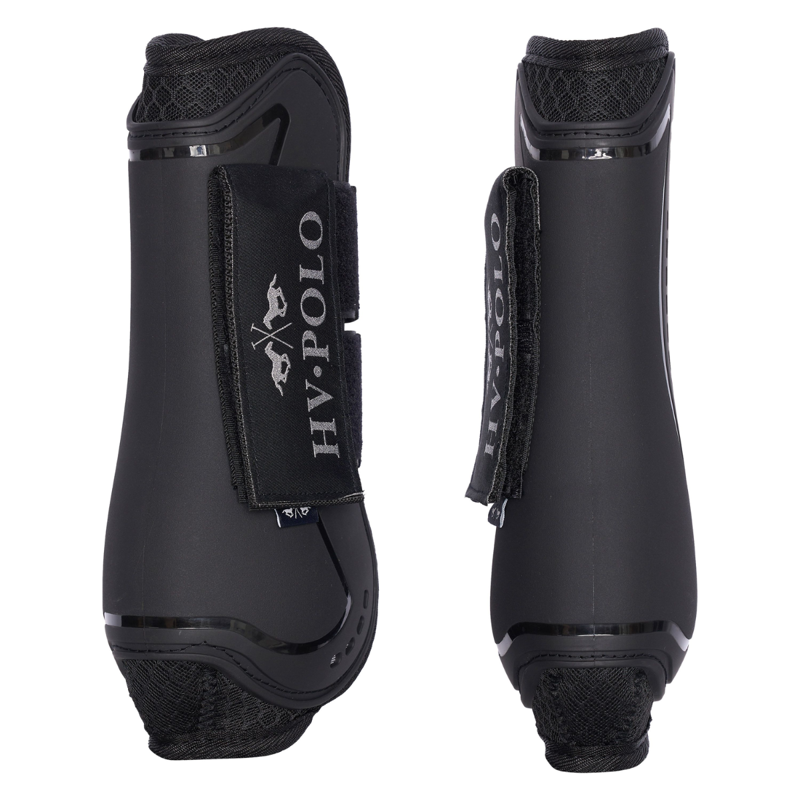 HV Polo Classic Tendon and Fetlock Boot Set - Black-1