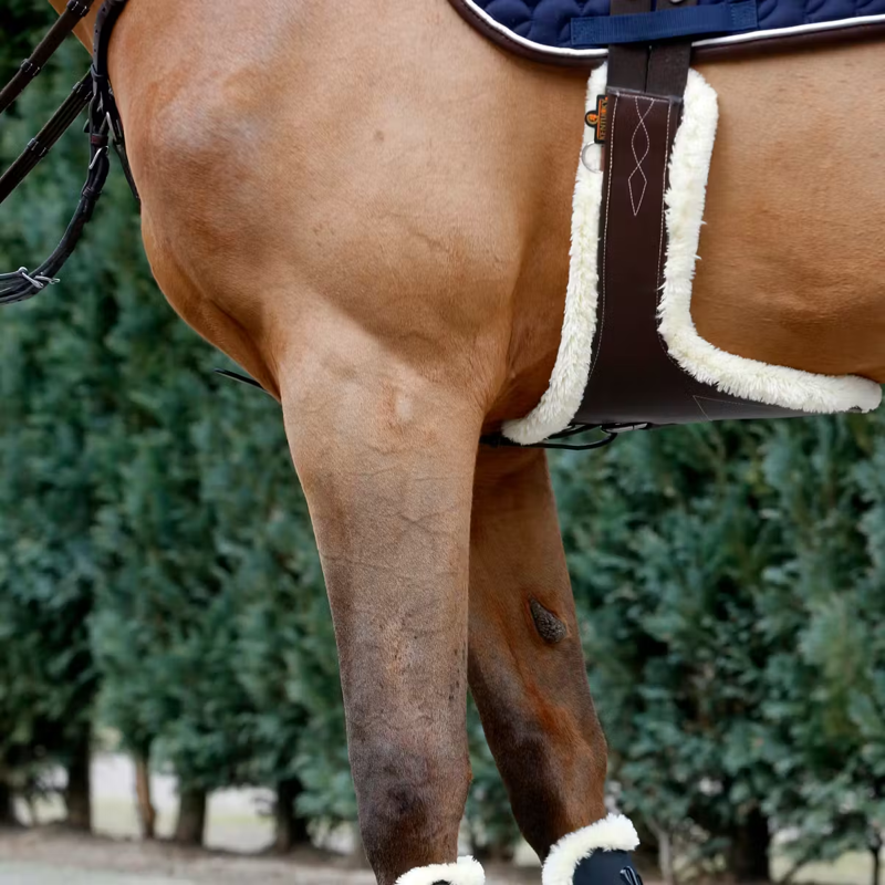 Kentucky Sheepskin Stud Girth Cover - Natural-1