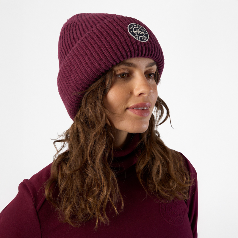 HV Polo Nada Beanie - Wine-1