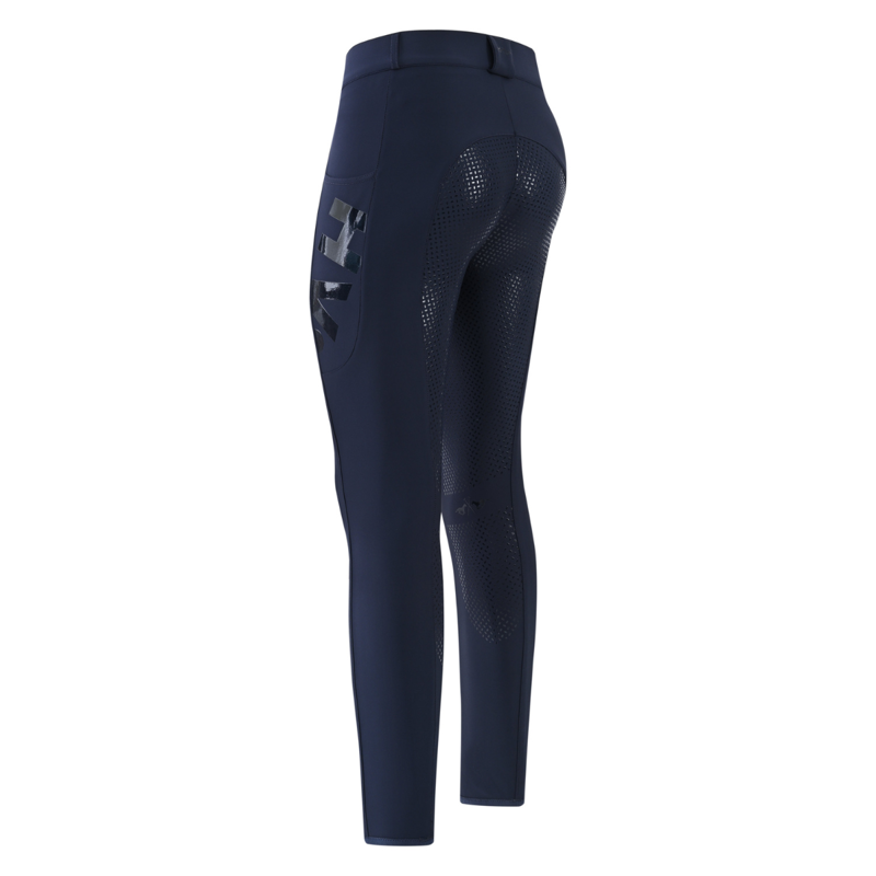 HV Polo Ladies Femmy Full Grip Riding Breeches - Navy-1