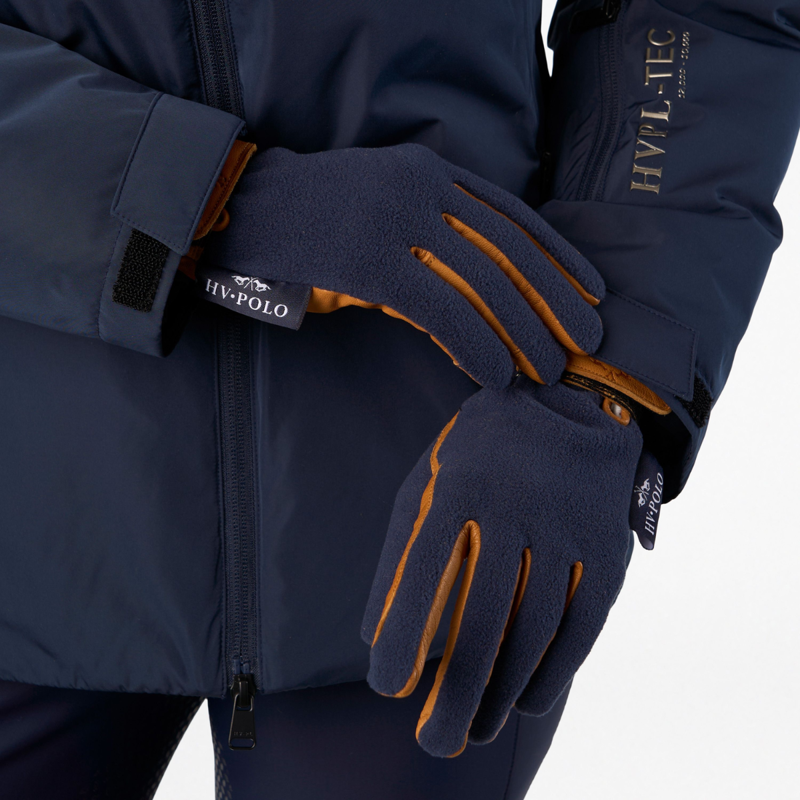 HV Polo Ladies Cato Gloves - Navy-1