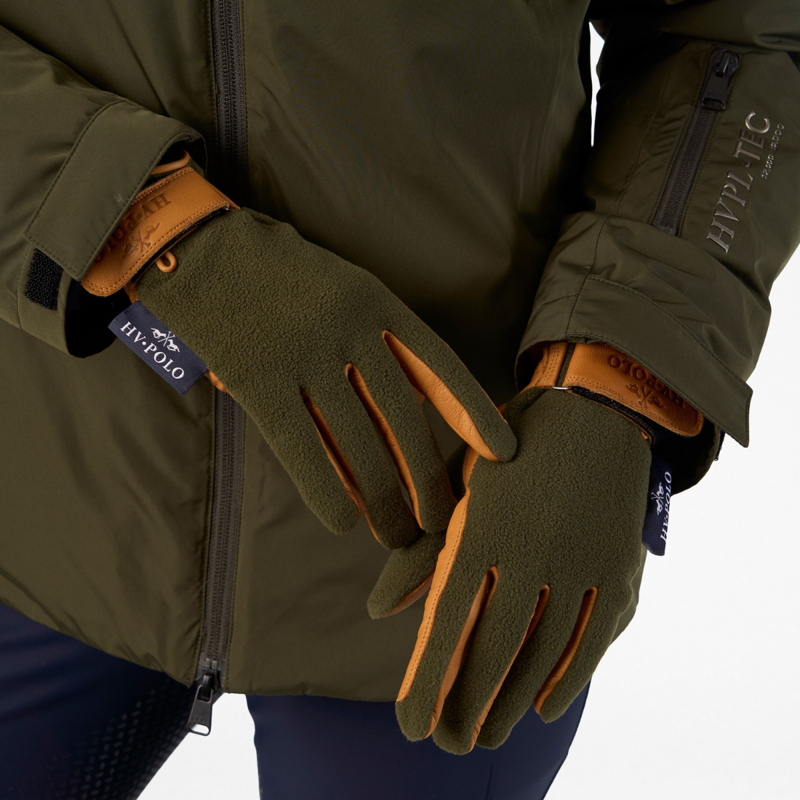 HV Polo Ladies Cato Gloves - Forest Green-1