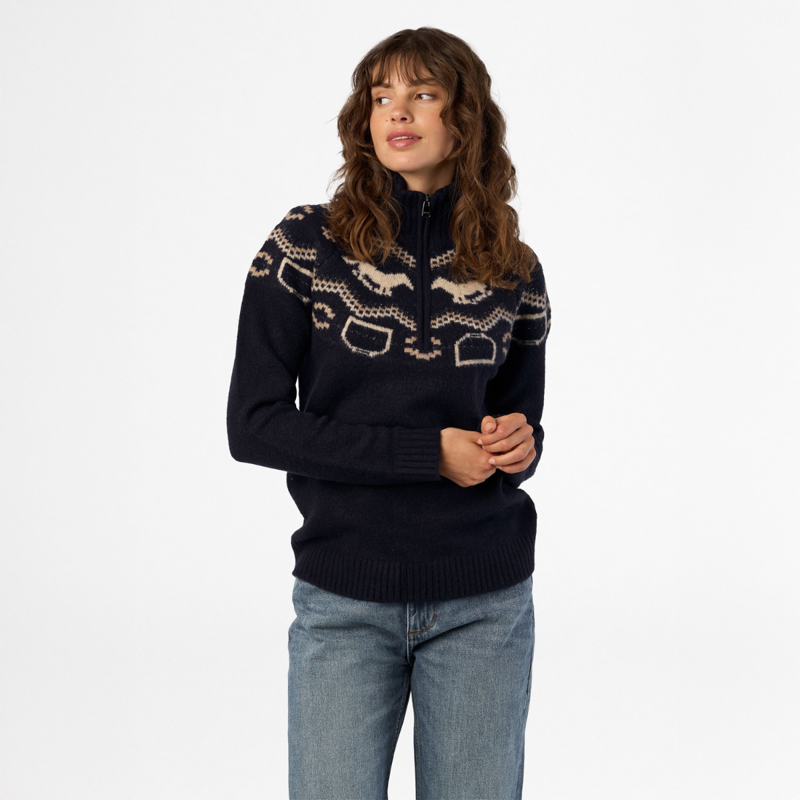 HV Polo Ladies Josie Pullover - Navy-1
