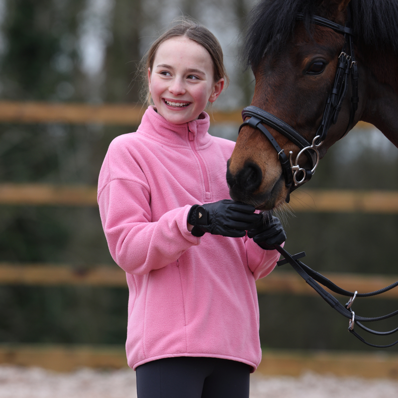 Aubrion Young Rider React Winter Fleece - Candy Floss-12