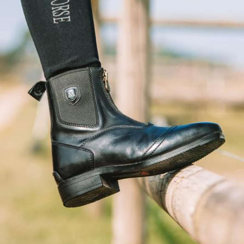 Mountain Horse Xanadu Front Zip Paddock Boots - Black-1