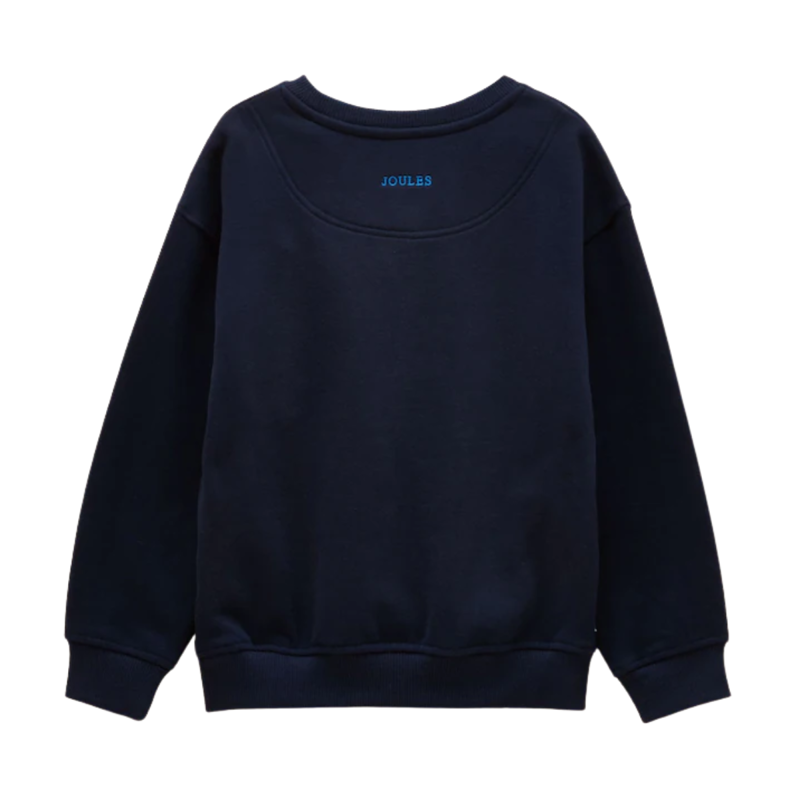 Joules Boys' Hudson Applique Sweatshirt - Navy Dino-1