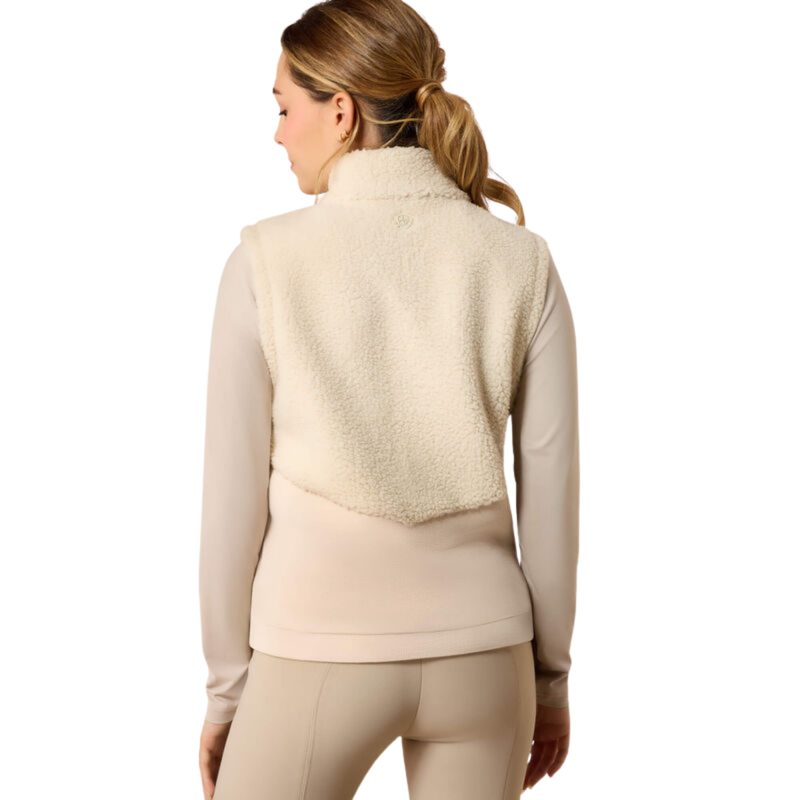 Ariat Youth Laviolette Full Zip Vest -Almond Milk-1