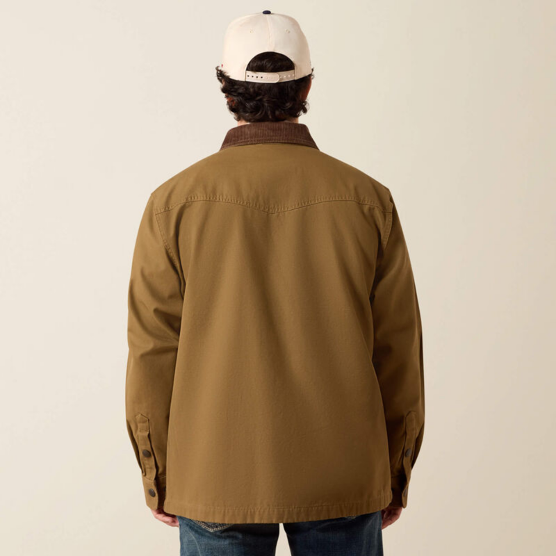 Ariat Men's Retro Canvas Shirt Jacket - Kangaroo-1