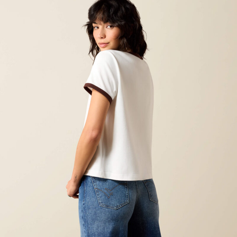 Ariat Women's Sundance T-Shirt - Parchment-1