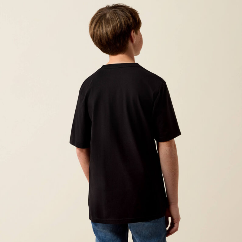 Ariat Youth Cowboy Way Up T-Shirt - Black-1