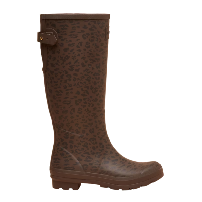 Joules Ladies Printed Adjustable Tall Wellies - Leopard-2