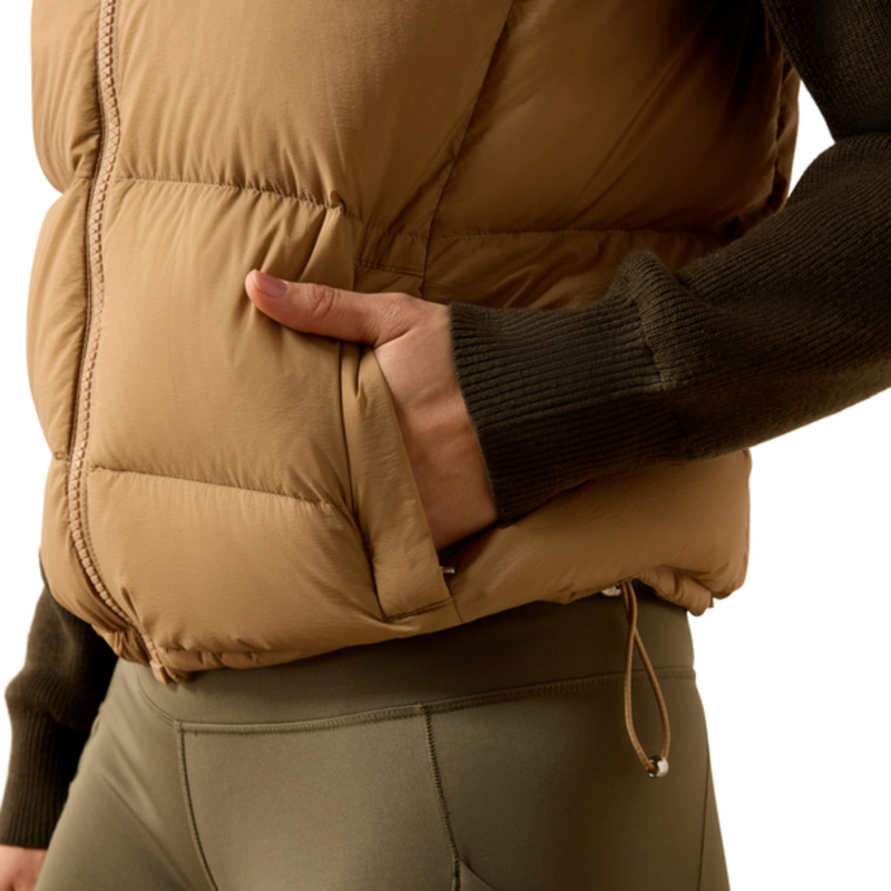 Ariat Women's UltraPuff  Down Vest - Tiger's Eye-1