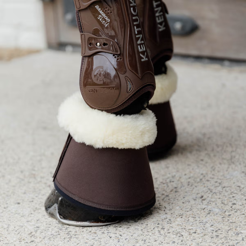 Kentucky Sheepskin Solimbra Overreach Boots - Brown-1
