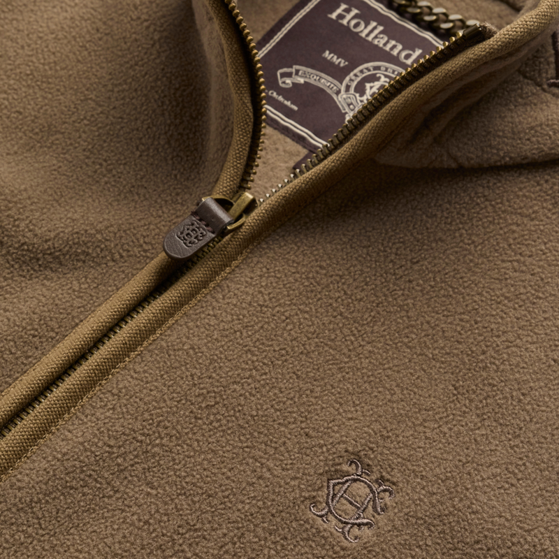 Holland Cooper Country Fleece Gilet - Mocha-6