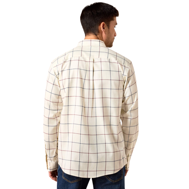 Ariat Men's Clement Shirt - Antique White Plaid-1