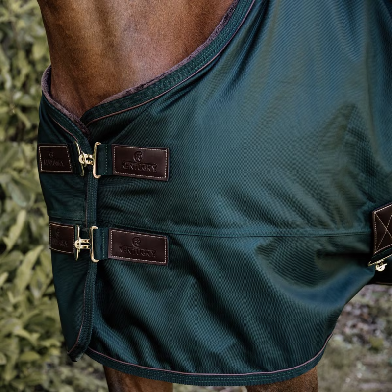 Kentucky All Weather 160g Pro Turnout Rug - Dark Green-1
