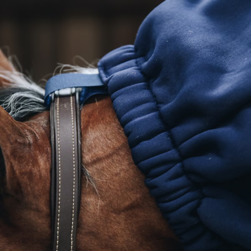 Kentucky Horse Fleece Neck Full - Navy-1