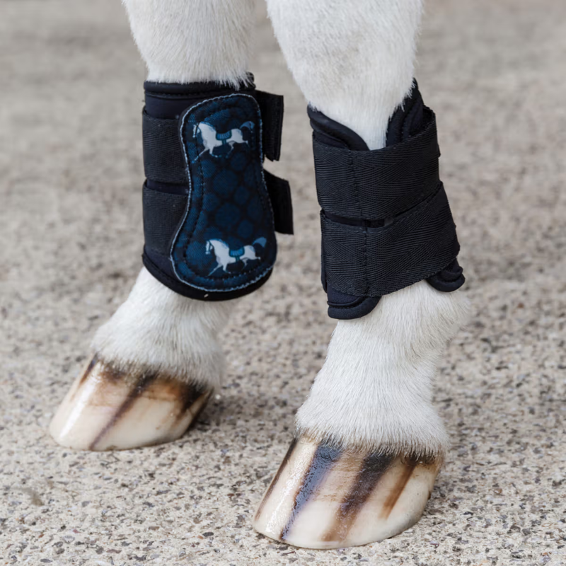 Kentucky Shetland Brushing Boots - Black-1