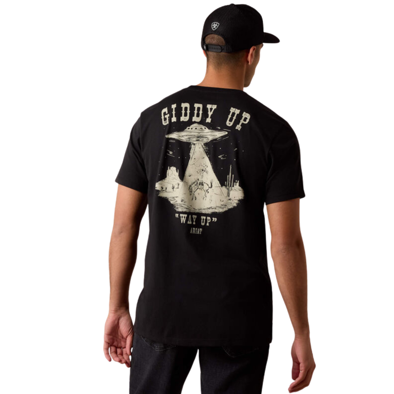 Ariat Men's Cowboy Way Up T-Shirt - Black-1