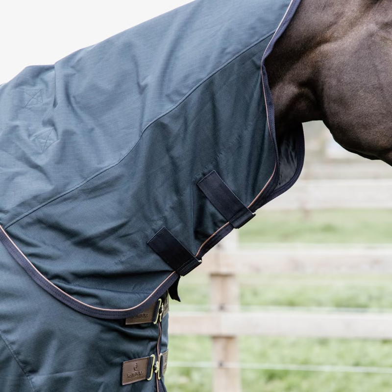 Kentucky Classic Waterproof Combo Fly Rug - Navy-1