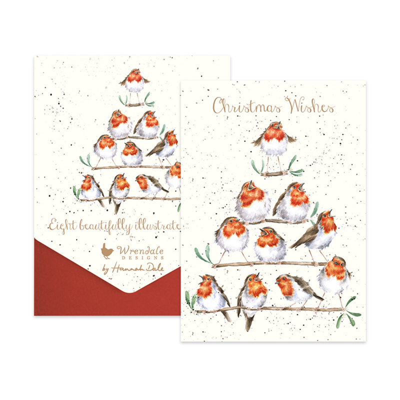 Wrendale Designs 'Rockin Robins' Card Pack