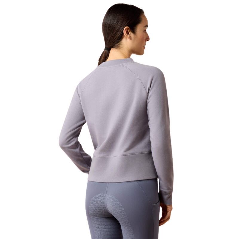 Ariat Women's Martine Sweatshirt - Quicksilver-1