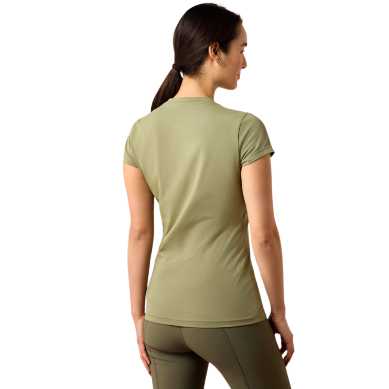 Ariat Women's The Logo T-Shirt - Oil Green-1
