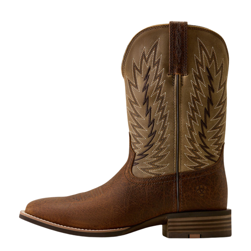 Ariat Men's Driggs Wide Square Toe Cowboy Boot - Toffee Crunch-1