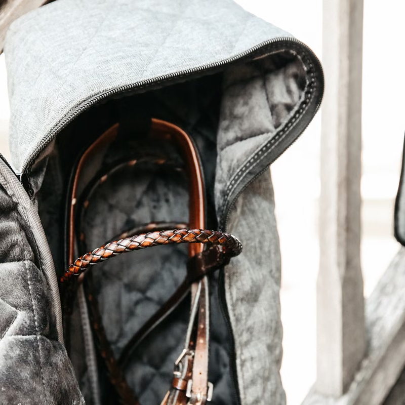 Kentucky Bridle Bag - Grey-1