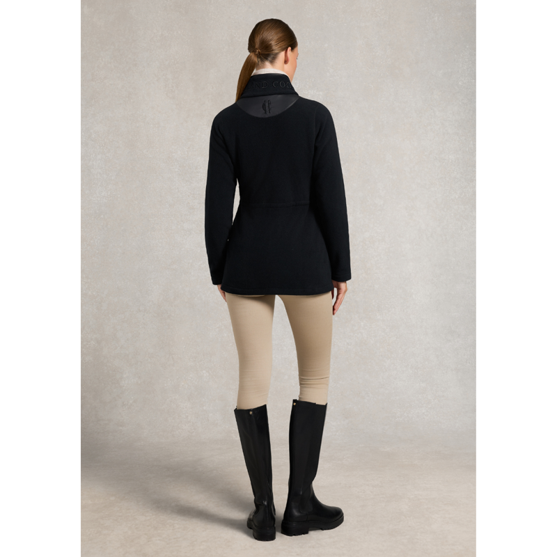 Holland Cooper Country Longline Fleece - Black-3