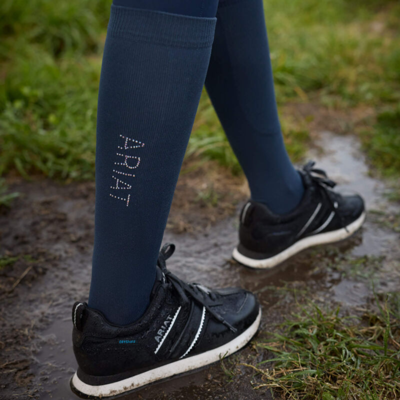 Ariat AriatTEK Radiant Sock - Navy-1