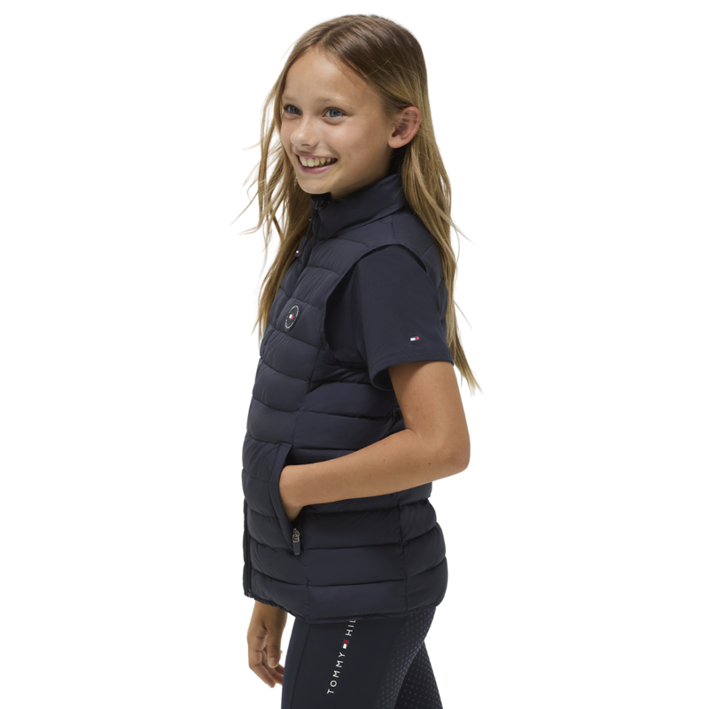 Tommy Hilfiger Young Rider Serano Quilted Vest  - Desert Sky-1