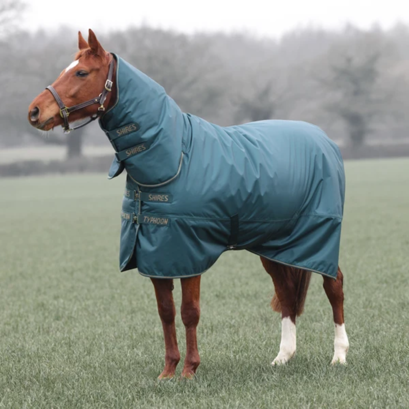 Shires Typhoon 200 Combo Turnout Rug - Green