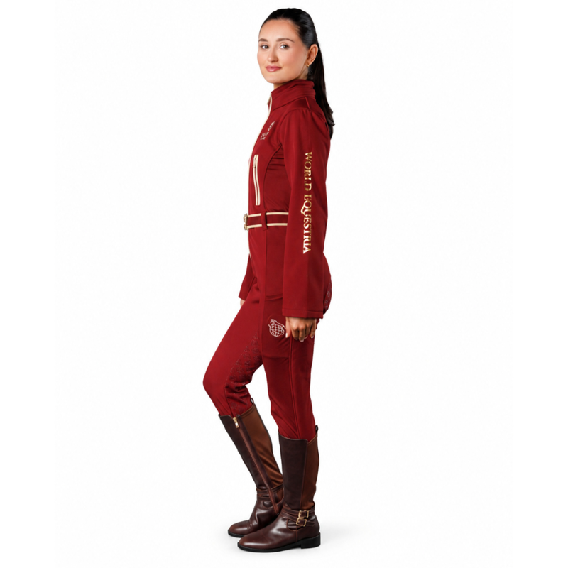 EQUISUIT Maple Blaze Classic Edition Equestrian Suit - Burgundy-1