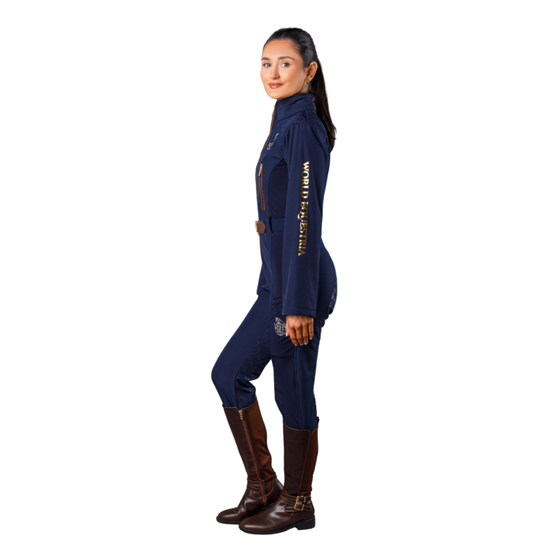 EQUISUIT Harvest Night Diamond Edition Equestrian Suit - Navy-1