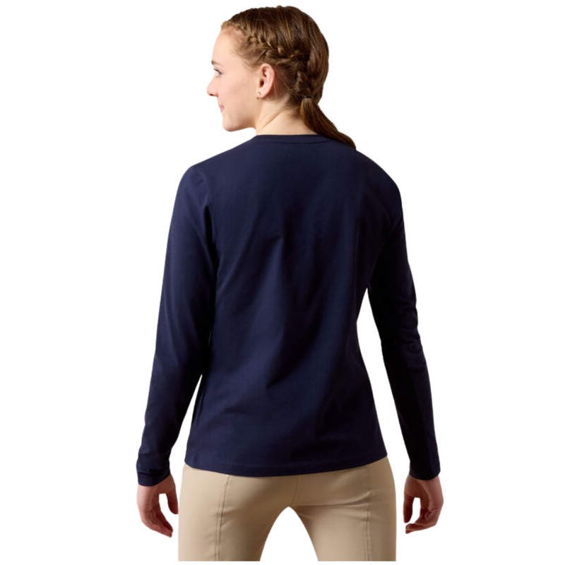 Ariat Youth Pretty Pony T-Shirt - Navy-1