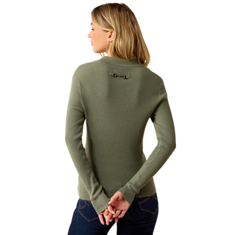 Ariat Women's Winsthorpe Sweater - Sea Spray-1