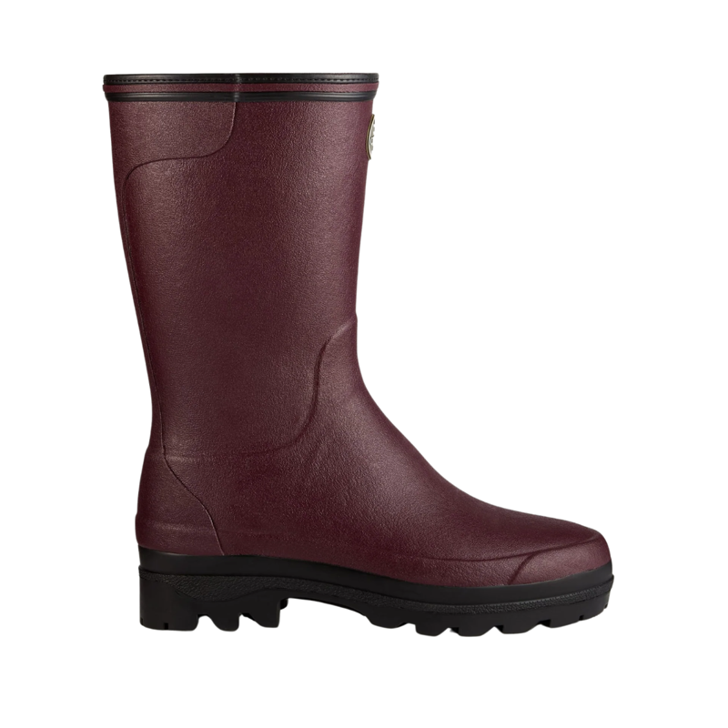 Le Chameau Women's Giverny Neoprene Lined Bottillon - Cherry-2