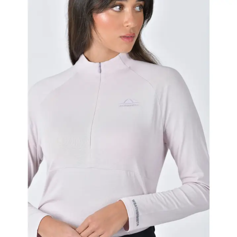 WeatherBeeta Bamboo Long Sleeve Performance Base Layer - Lavender Mist-1