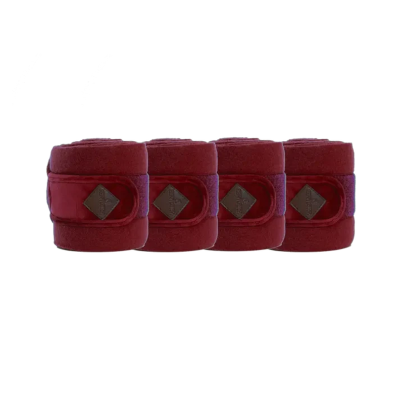 Kentucky Velvet Polar Fleece Bandages - Bordeaux-2
