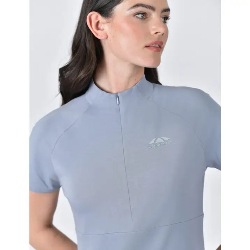 WeatherBeeta Bamboo Short Sleeve Performance Base Layer - Blue Stone-1