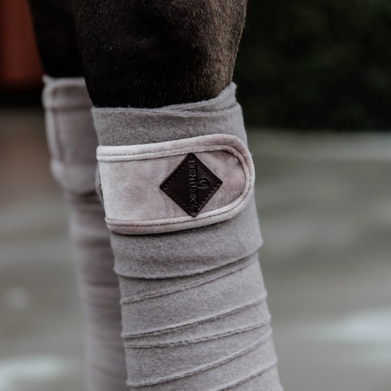 Kentucky Velvet Polar Fleece Bandages - Beige-1