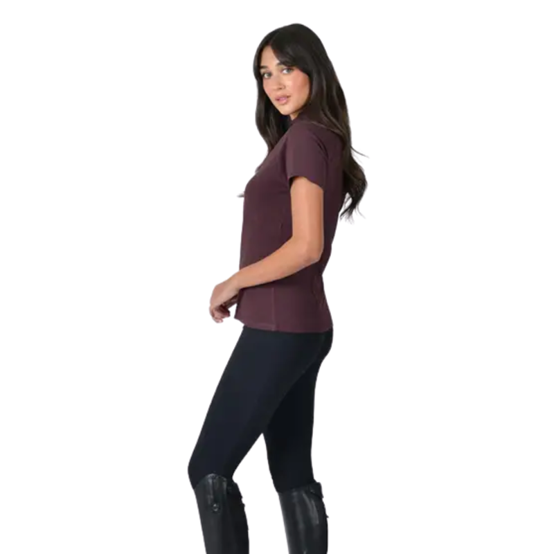 WeatherBeeta Bamboo Short Sleeve Performance Base Layer - Mulberry-1