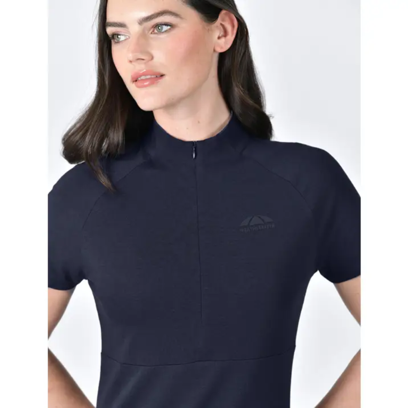 WeatherBeeta Bamboo Short Sleeve Performance Base Layer - Navy-1
