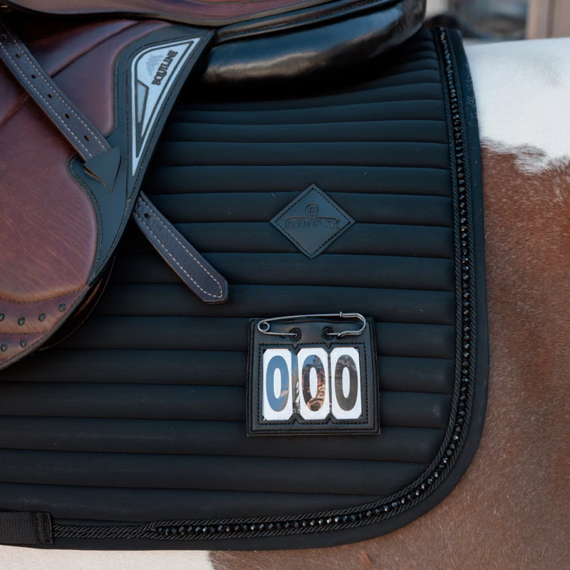 Kentucky Saddlepad Number Holder - Black-1