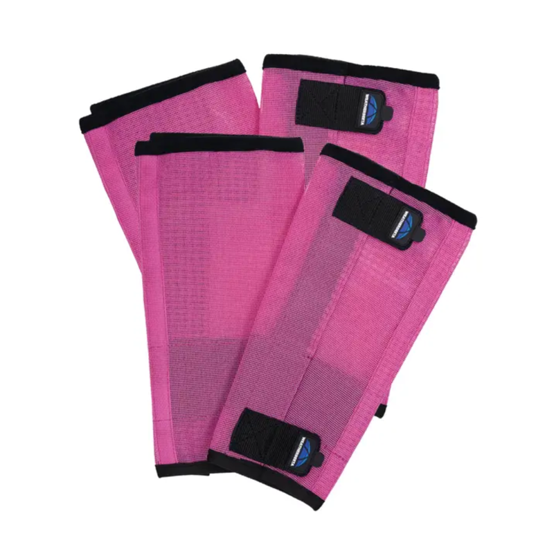 WeatherBeeta ComFiTec Dura-Mesh Fly Wraps - Pink/Black-1